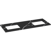 Kohler Silestone Quartz 61" Vanity Top with Double Rectangle Cutouts
ET Marquina
