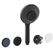 Kohler SpaViva 2.5 GPM Multi Function Hand Shower with Katalyst Air-Induction and MicroBubble Spray Technologies - Includes All-In-One Cleansing Device Matte Black