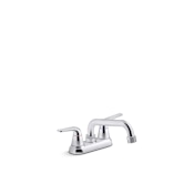 Kohler Jolt 4 GPM Two-Handle Utility Sink Faucet with 3/4" Threaded GHT Spout Polished Chrome
