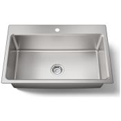 Kohler Prologue 33" x 22" Undermount or Drop In Stainless Steel Kitchen Sink Stainless Steel