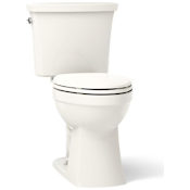 Kohler Kelston 1.28 GPF Two Piece Elongated Chair Height Toilet with Left Hand Lever - Less Seat Biscuit