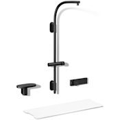 Kohler Anthem EvoCycle Thermostatic Valve Trim Only with Bluetooth and Single Knob Handle - Less Rough In Matte Black
