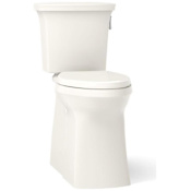 Kohler Corbelle 1.28 GPF Two Piece Elongated Toilet with Right Hand Lever Biscuit
