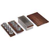 Kohler Synthos 4 Piece Walnut Workstation Sink Accessory Set Stainless Steel