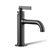 Kohler Castia by Studio McGee 1 GPM Single Hole Bathroom Faucet with Drain Assembly Matte Black