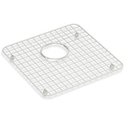 Kohler Audrine 13-7/8" L x 13-7/8" W Metal Basin Rack Cloude White