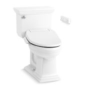 Kohler Memoirs Stately Two-Piece Comfort Height Elongated Toilet - Includes PureWash E700 Elongated Bidet Seat with Remote Control White