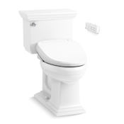 Kohler Memoirs Stately Two-Piece Comfort Height Elongated Toilet - Includes PureWash E820 Elongated Bidet Seat with Remote Control White