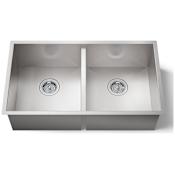 Kohler Vault Stainless Steel Double Basin Undermount Kitchen Sink N/A