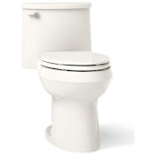 Kohler Adair 1.28 GPF One-Piece Elongated Comfort Height Toilet with AquaPiston Technology - Seat Included Biscuit