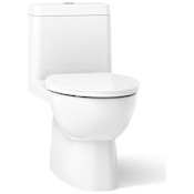 Kohler Reach 1.28 GPF One-Piece Elongated Toilet with Quiet Close Seat White
