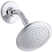 Kohler Alteo 2.5 GPM Single Function Shower Head with Katalyst Air-induction Technology Polished Chrome