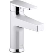 Kohler Taut 0.5 GPM Single Hole Commercial Bathroom Faucet Polished Chrome