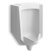 Kohler Bardon .125 GPF Wall Mounted Urinal with Rear Spud White