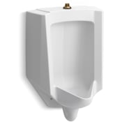 Kohler Bardon .125 GPF Wall Mounted Urinal with Top Spud White
