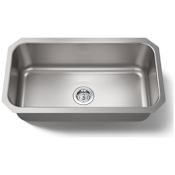 Kohler Undertone 31-1/4" Undermount Single Basin Kitchen Sink with SilentShield™ Technology Stainless Steel