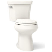 Kohler Highline Two-Piece Round-Front 1.28 gpf Toilet with Class Five Flush Technology Biscuit