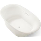 Kohler Underscore Oval 72" Drop In Acrylic Air Tub with Center Drain and Overflow Biscuit