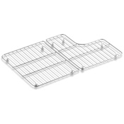 Kohler 14-11/16" Whitehaven Stainless Steel Right and Left Bottom Sink Racks Stainless Steel