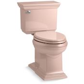 Kohler Memoirs Stately 1.28 GPF Two-Piece Elongated Comfort Height Toilet with AquaPiston Technology - Less Seat 150th Peachblow