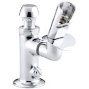 Kohler Bubbler Easy Push Button Drinking Fountain Bubbler with Self Closing Valve Polished Chrome