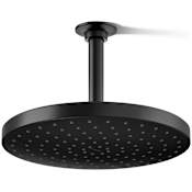 Kohler Awaken Round 10" Single Function 1.75 GPM Rainhead with MasterClean Sprayface Matte Black