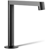 Kohler Components 1.2 GPM Widespread Bathroom Faucet with Drain Assembly and Row Design Spout - Less Handles Matte Black
