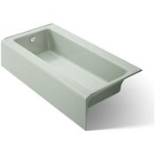 Kohler Bellwether 60" Alcove Soaking Tub with Left Drain Aspen Green