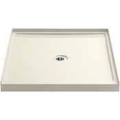 Kohler Rely 36" x 42" Rectangular Shower Base with Single Threshold and Center Drain Biscuit