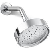 Kohler Purist 1.75 GPM Single Function Shower Head with MasterClean Sprayface and Katalyst Air-Induction Technology Polished Chrome