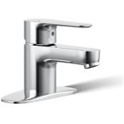 Kohler July Single Hole Bathroom Faucet with WaterSense Technology - Free Metal Pop-Up Drain Assembly with purchase Polished Chrome