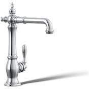 Kohler Artifacts 1.5 GPM Single Hole Bar Faucet Polished Chrome
