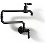 Kohler Artifacts 3.2 GPM Wall Mounted Single Hole Pot Filler Matte Black