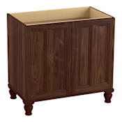 Kohler Damask 36" Vanity Cabinet Only - Free Standing Installation Type Terry Walnut
