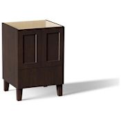 Kohler Poplin 24" Vanity Cabinet Only - Free Standing Installation Type Claret Suede