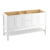 Kohler Marabou 60" Vanity Cabinet Only - Free Standing Installation Type Linen White