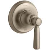 Kohler Bancroft Single Handle Volume Control Trim with Metal Lever Handle Brushed Bronze