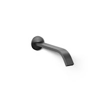 Kohler Components 1.2 GPM Wall Mounted Widespread Bathroom Faucet with Ribbon Design Spout - Less Handles Matte Black