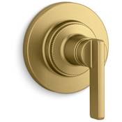 Kohler Castia by Studio McGee Single Handle 3 Function Diverter Valve Trim - Less Valve Vibrant Brushed Moderne Brass
