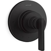 Kohler Castia by Studio McGee 1 Handle Volume Control Valve Trim - Less Valve Matte Black