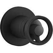 Kohler Components Single Handle 3 Functions Diverter Valve Trim - Less Valve Matte Black