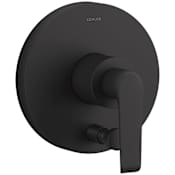 Kohler Avid Dual Function Pressure Balanced Valve Trim Only with Single Lever Handle and Integrated Diverter - Less Rough In Matte Black