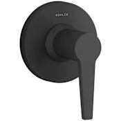 Kohler Pitch Single Handle 2 or 3 Function Diverter Valve Trim Matte Black