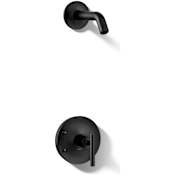 Kohler Purist Shower Only Trim Package with Rite-Temp Technology Matte Black