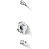 Kohler July Tub and Shower Trim Package - Less Shower Head Polished Chrome