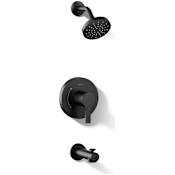 Kohler Elate Tub and Shower Trim Package with 2.5 GPM Single Function Shower Head Matte Black