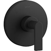 Kohler Composed Pressure Balanced Valve Trim Only with Single Lever Handle - Less Rough In Matte Black