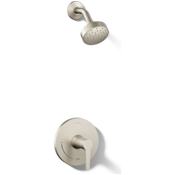 Kohler Pitch Shower Only Trim Package with 1.75 GPM Single Function Shower Head Brushed Nickel