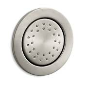 Kohler WaterTile Single Function Round Metal Body Spray with MasterClean Technology Brushed Nickel