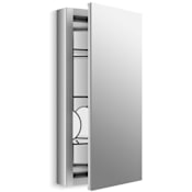 Kohler Verdera 15" x 30" Medicine Cabinet with Slow-Close Hinges, Integral Magnifying Mirror and Three Adjustable Shelves N/A